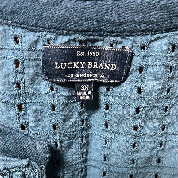 Lucky Brand Multicolored Sleeveless V-Neck Top - Picture 2 of 3